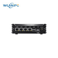 Mini PC Wanlan IoT 4 ports LAN 2.5GbE N100 N150 i3 N305 2 ports RS232 RS485 4 ports LAN 2.5G PoE MikroTik RouterOS micro PC