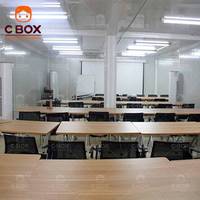 Cbox - Aula Escolar Modular Prefabricada Moderna, Campamento Minero Móvil, Estructura de Acero, Oficina, Cantina, Casa Contenedor Desmontable y Duradera