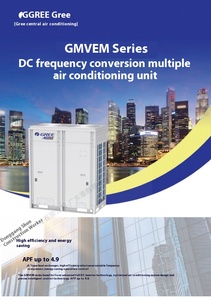 ระบบปรับอากาศแบบ VRF กลางอาคาร ระบบทำความเย็นหลายโซน ใช้สารทำความเย็น R32 สำหรับอุตสาหกรรม เสียงเบา ระบบปรับอากาศแบบแยกส่วนขนาดเล็ก VRF กลางอาคาร ระบบทำความเย็นหลายโซน - Product Image 4
