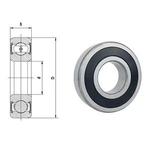 MLZ WM marka rulman 6205 fiyat rulman üreticileri Rollman rulman 6205 fabrika 6205 zz 25x52x15mm 6205