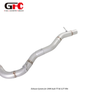 Tuyau d'échappement à soupape haute performance pour Audi TT 8J 3.2T VR6, système d'échappement, silencieux, échappement catback