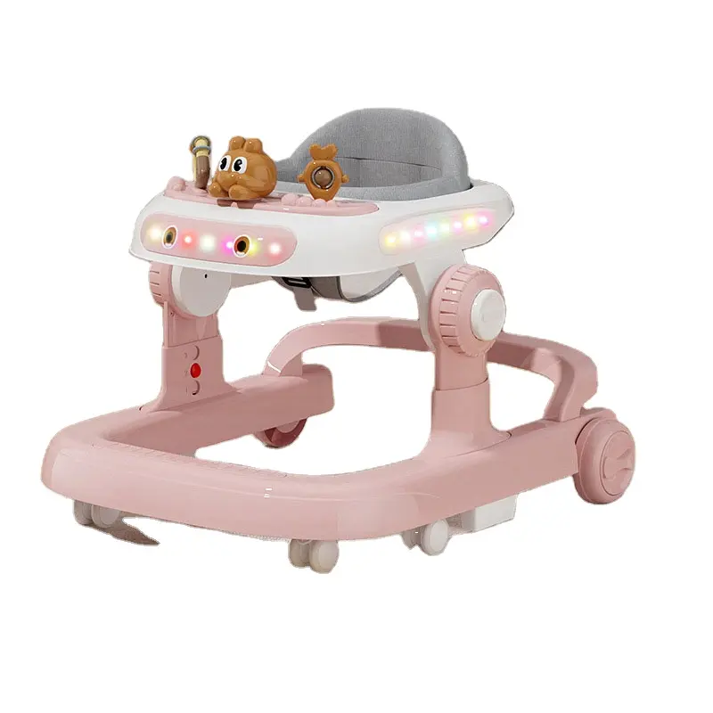 Sıcak satış katlanabilir bebek arabası ışıkları ile, çok fonksiyonlu ayarlanabilir hız bebek sırt çantası, yürümeye başlayan çocuk oyuncakları kız ve erkek