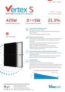 Hot Full Black <span class=keywords><strong>Trina</strong></span> Germany 400W <span class=keywords><strong>405W</strong></span> 410W 415W 420W 425W Mono All Black Paneles solares Eu Warehouse Rotterdam - Product Image 2