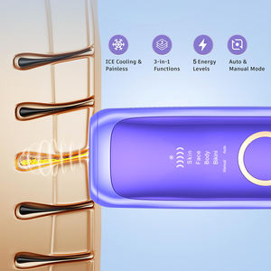 Appareil d'épilation IPL PAKISS en stock aux États-Unis, refroidissement par glace et flashs illimités, livraison en 3 jours - Product Image 2