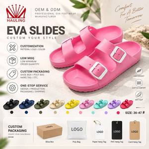 Sandales ergonomiques en EVA à deux sangles réglables avec boucles, couleurs personnalisées, soutien de la voûte plantaire, coussin pour les voyages en plein air - Product Image 5