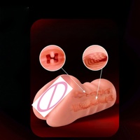 Poupée de masturbation réaliste 3D à double canal pour homme, version féminine mature, modèle Airplane Cup, articles pour adultes