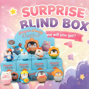 Caja Sorpresa Coleccionable de Juguetes Blandos de PU de Rebote Lento con Diseño de Familia de Pingüinos <span class=keywords><strong>Kirby</strong></span>, Figura Decorativa de Escritorio, Regalo Sorpresa para Niños - Product Image 6