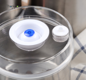 1300ml thép không gỉ chân không Canister <span class=keywords><strong>Set</strong></span> với bơm nhà bếp kín tái sử dụng thực phẩm & cà phê lưu trữ container 1000ml & 700ml - Product Image 4