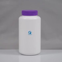 Bouteille de complément alimentaire en HDPE blanc de 275 ml avec bouchon à vis pour vitamines, capsules, comprimés, compléments alimentaires et emballages pharmaceutiques