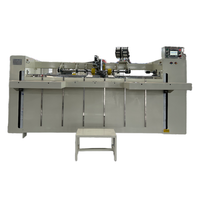 Boîte semi-automatique de carton formant la machine agrafeuse piquante d'une seule pièce de carton cloueuse