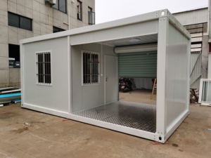 Contenedor móvil desmontable de alta calidad de 20 pies y 40 pies, caja de centinela para portero de <span class=keywords><strong>casa</strong></span> con EPS, prefabricado inteligente de una habitación para uso de oficina - Product Image 2