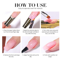 Miss Gooey 12 Couleurs Biab Gel Builder Soak Off Gel Vernis À Ongles Extensions Non Toxiques Gel Nail Art Marque Privée logo de Marque Personnalisée