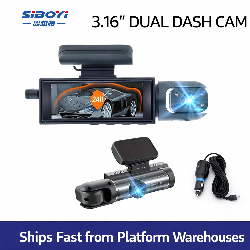 Parte anteriore e interna dell'auto