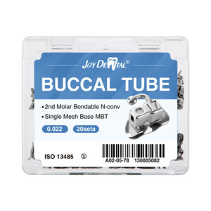 Diş <span class=keywords><strong>Roth</strong></span>/MBT 018/022 2nd Molar Bondable n-conv tek ortodontik bukkal tüpler - Product Image 1