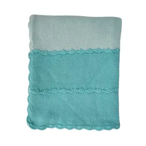 C'dear Handmade Neutral Crocheted Rainbow Blanket - Matching Crochet Rattle - Boho Crochet Baby Blanket