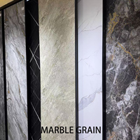 Panneau stratifié PVC à grain de marbre 5-30 mm 1220x2440 mm, imperméable, pour panneau mural, décoration intérieure