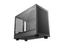 DeepCool CH160 PLUS Black Portable MATX PC Case,Tempered Glass Side Panel,Mesh Airflow Panel,Support 240mm AIO Cooler