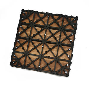 Planches de terrasse en bois de pin carbonisé SHENGCHENG pour extérieur, dalles de terrasse intérieures durables, emboîtables - Product Image 2