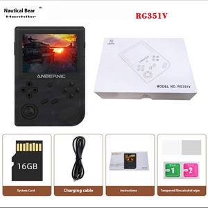 Alimentation directe Zhou Ge <span class=keywords><strong>RG351V</strong></span> Open Source RK3326 Console de jeu portable Wi-Fi et grain de bois vertical PSP Caractéristiques haute visibilité - Product Image 2