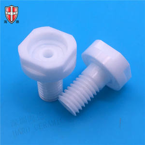 Tornillos de cerámica Zirconia Hex Socket Resistente al desgaste Tuerca de cerámica Tornillo de aislamiento Estructura de ubicación de cerámica - Product Image 6