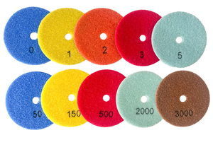 Haute qualité Hotsale 4 pouces tampons de polissage granit meulage disque de polissage résine Bond tampons de polissage - Product Image 3