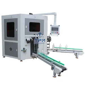 Automatic multi color circular glass plastic bottle cup printer silk screen printing machine