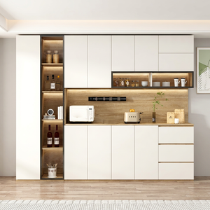 Meuble buffet sur mesure avec panneaux plaqués, dimensions de placards flexibles, prix de gros et approvisionnement pour salles d'exposition - Product Image 1