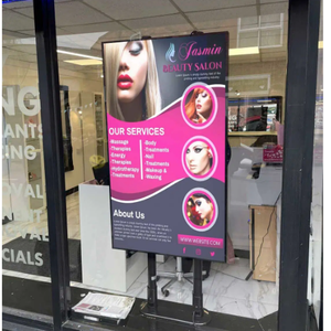 Ultra-haute luminosité mince 43 49 55 65 75 pouces mural publicité Lcd affichage fenêtre face à la signalisation numérique - Product Image 5