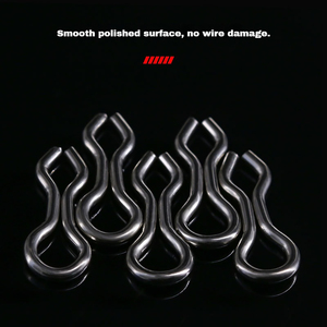Anneaux de fixation en laiton pour plombs de pêche, œillets en acier inoxydable pour moules de plombs de pêche, formes de fil pour montage DIY pour la fabrication de plombs de pêche - Product Image 5