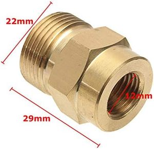 Mới máy giặt áp lực M22-14mm nam vít núm vú x 1/4 inch Nữ đầu vào cắm - Product Image 3