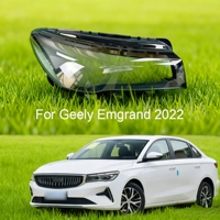 Pour Geely Emgrand 2022 2023 Cache-phare Lentille de phare Coque de phare en plexiglas Pièces de rechange automobiles