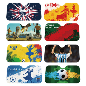 Parasol Personalizado para Parabrisas de Coche XIANGTA, Personaliza con tu Foto, Impresión de la Copa del Mundo - Product Image 2