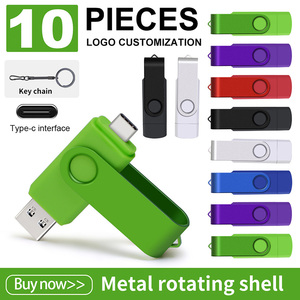 فلاش ميموري USB <span class=keywords><strong>2</strong></span> في 1 نوع C و USB A سعة 1 جيجابايت، هدية ترويجية للأعمال، ذاكرة USB صغيرة السعة - Product Image 4