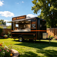 Tricycle électrique mobile pour la vente de nourriture, de glaces, de café et de jus lors d'événements, de festivals de rue