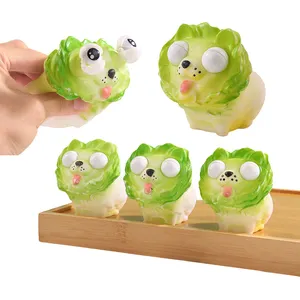 Mới lạ đáng yêu Worm cheat Bóp mắt Pop out Animal Fidget mềm nhựa Nheo Mắt bắp cải con chó giảm căng thẳng Đồ chơi