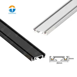 Surface Mounted Ultra-Thin 48V Magnet Rail Linear Track Lighting Smart Tuya 2.4G Wifi Ziggbe Ultra Slim LED Magnetic Track Light