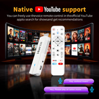 HS89 T15 Android TV Stick RK3539 Compatible con Wifi6 Dual Personalizado, BT5.4, Control Remoto por Voz Inteligente, Decodificador de Video 4K para Venta al Por Mayor