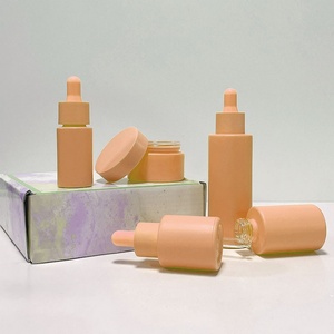 ชุดบรรจุภัณฑ์ผลิตภัณฑ์ดูแลผิว 30 มล. 50 มล. 100 มล. สีชมพูพิงค์ทิงเจอร์ ขวดหยดเซรั่มพร้อมกล่อง - Product Image 3