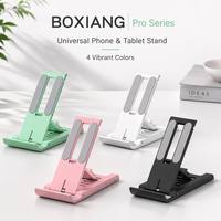 Support de téléphone de bureau OEM à six niveaux d'angle réglable, support de téléphone portable pliable et mini pour les magasins de détail, les cadeaux d'affaires en gros