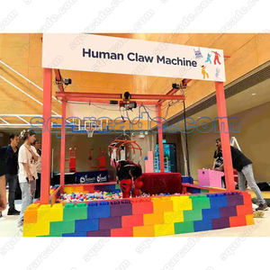 Equipo de calentamiento de actividad comercial grande, aperitivos de agarre, juego personalizado, máquina de garra humana - Product Image 6