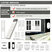 Nouvelle Conception RCT020 Télécommande Intelligente RF433 pour Toilettes avec Écran LCD, Support Étanche Quotidien avec Crochet pour Système de Salle de Bain