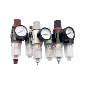 Unidad de combinación de filtro de aire neumático, tamaño del puerto 1/4, AFC, Airtac, FRL, AFC2000 - Product Image 1