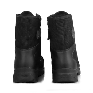 Bottes d'été en caoutchouc noires à lacets <span class=keywords><strong>pour</strong></span> hommes – Essentielles <span class=keywords><strong>pour</strong></span> les trajets quotidiens, respirantes et économiques - Product Image 3