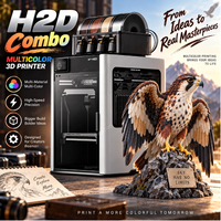 Imprimante 3D FDM H2C H2D H2S AMS Combo, imprimante 3D de bureau haute vitesse avec module de gravure et de découpe laser en option