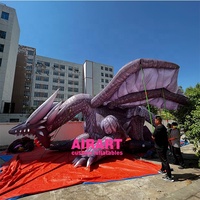 Ballon gonflable d'extérieur, 50 pouces, dragon gris, avec manomètre, pour publicité, nouvelle collection