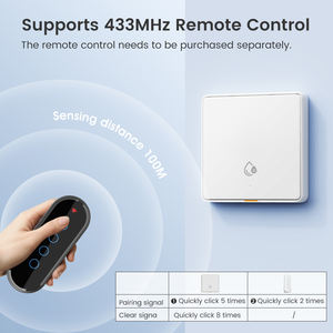 Умный настенный выключатель Zigbee Tuya RF433 2.4ГГц 20А, однополюсный, с таймером обратного отсчета, голосовым управлением (совместим с Alexa, Google), для водонагревателей до 4000 Вт - Product Image 3