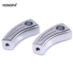 Guidon de moto universel de 5-7 pouces pour <span class=keywords><strong>Harley</strong></span> <span class=keywords><strong>Davidson</strong></span> Cruisers Choppers - Product Image 5