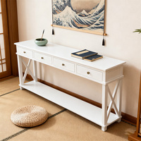 Table d'appoint Table d'appoint moderne pour salon Table d'appoint avec tiroirs Modèle Louis Sixteen