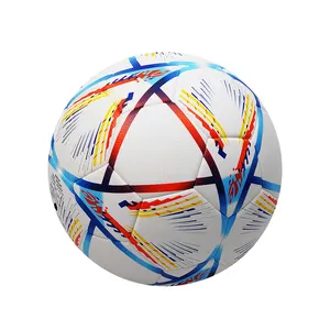 Sanhuan 2022 Pu cuir tharmal collé logo personnalisé de haute qualité nouveau design ballon durable entraînement de football taille 5