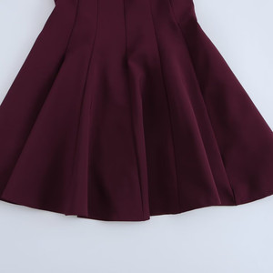 Abbigliamento donna MYST & ZA 2024 autunno e inverno nuova moda girocollo senza maniche abito con orlo largo 3067240 - Product Image 5